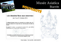Je dessine face aux oeuvres. Du 21 au 31 octobre 2014 à Biarritz. Pyrenees-Atlantiques.  14H30